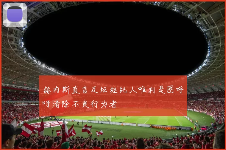 赫内斯直言足坛经纪人唯利是图呼吁清除不良行为者
